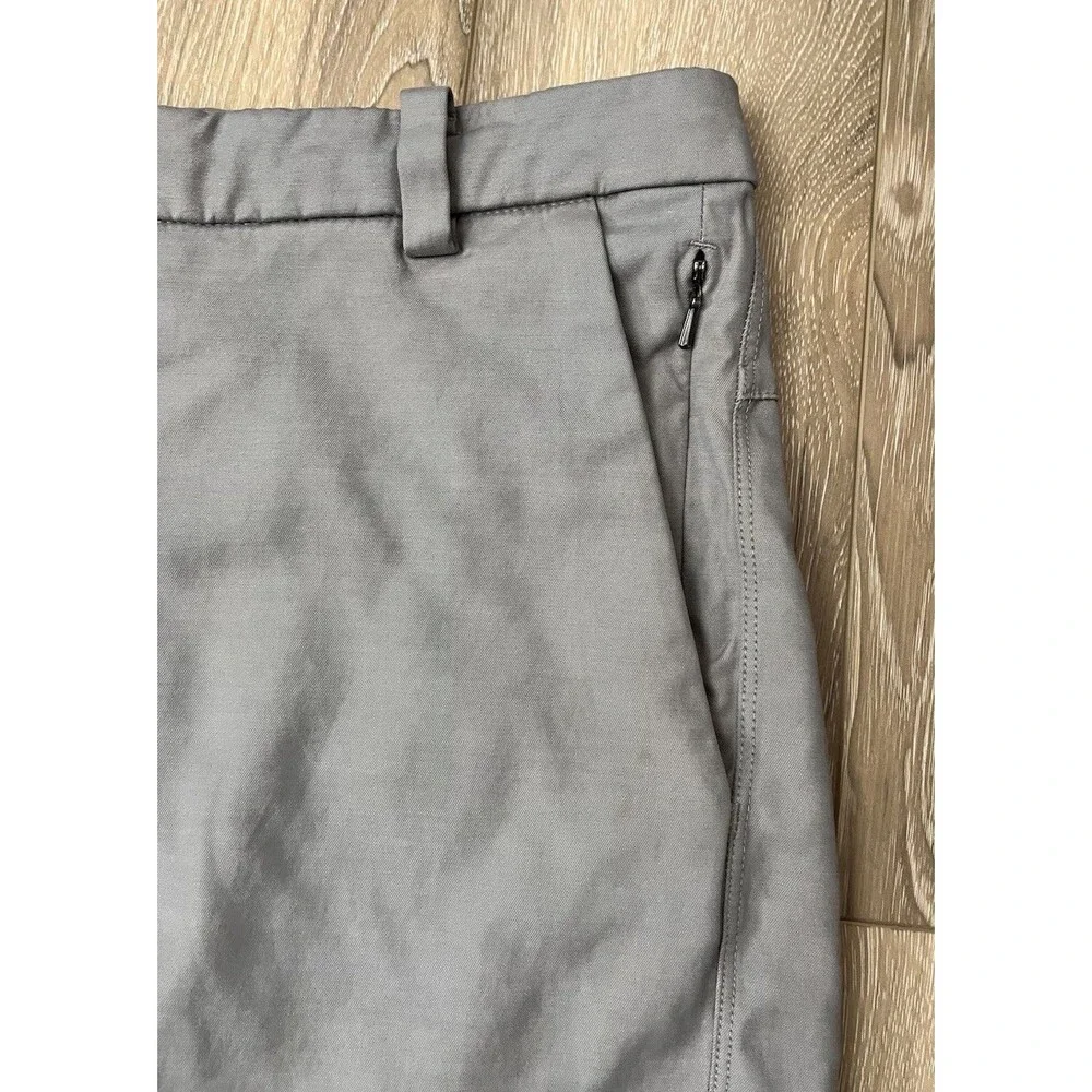 Lululemon ABC Classic Fit Shorts Mens 36 Gray Stretch Golf Chino Warpstreme